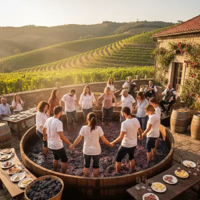 Grape Harvest in Lamego: Stomping at Quinta da Pacheca