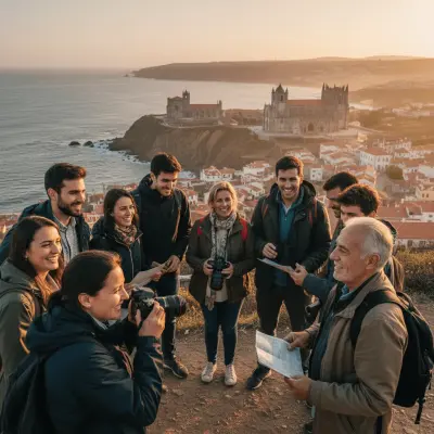 Mosteiros de Alcobaça e Batalha a Partir de Nazaré