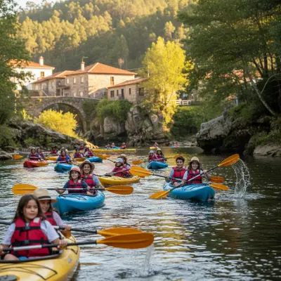 Caiaque no Rio Vez em Arcos de Valdevez: Famílias