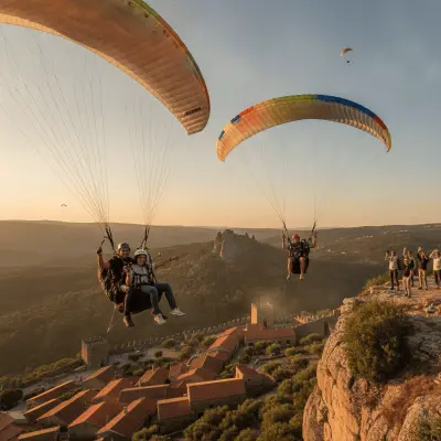 Paragliding in Linhares da Beira: Portugal's Free Flight Cathedral