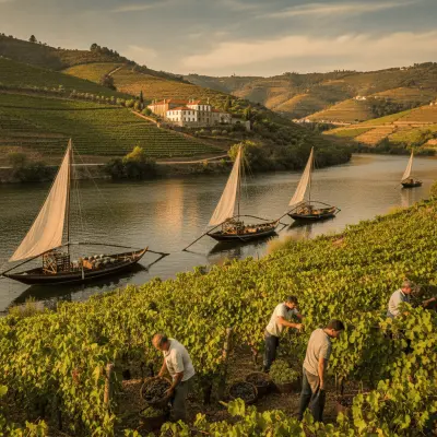 Peso da Régua em Agosto: Barcos, Vindimas Cedo e Quintas