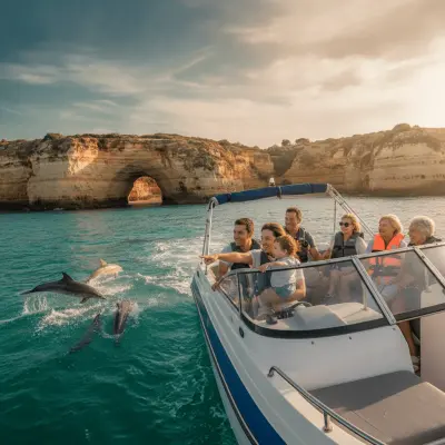 Passeio de Barco em Família em Portimão: Delfins e Benagil