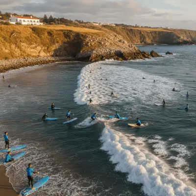 September Surf Lesson in Ericeira at Ribeira d'Ilhas