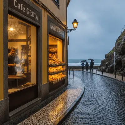 São Vicente à Chuva: Grutas, Padarias e Um Bom Café