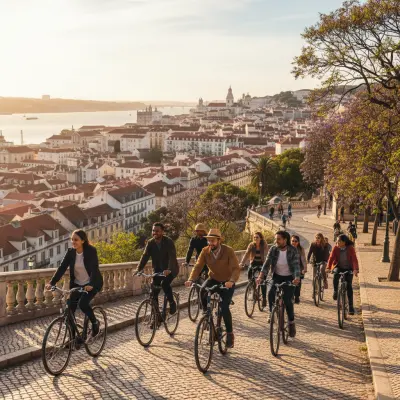 From Peak to Pier: The Downhill Cycling Route from Lisbon to Belém